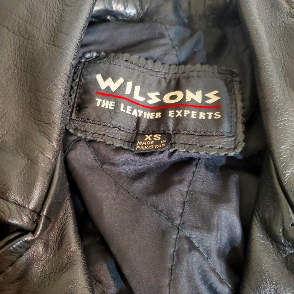 Wilsons Leather Motorcycle Moto Jacket Style 6631
